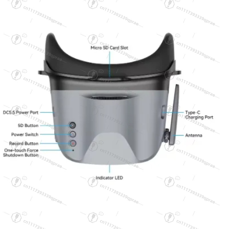 Drone Racing Goggles - Lunettes FPV analogiques BETAFPV VR04 avec