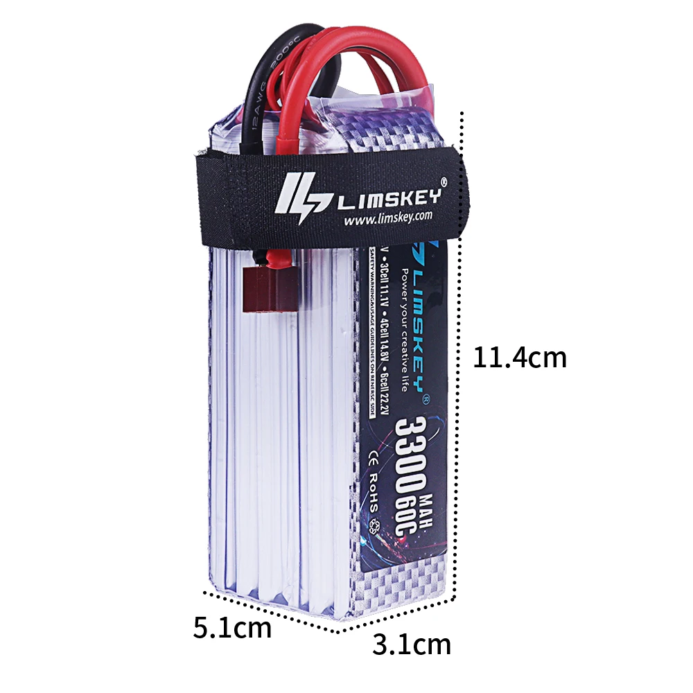 Batterie Lipo 3300 mAh 22,2 V  - Drone Racing Battery avis et prix