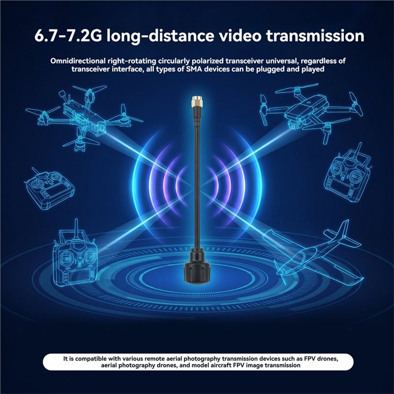 [NOUVEAU!A25P】 Antenne SMA 6,7 - Drone Racing Antenna avis et prix